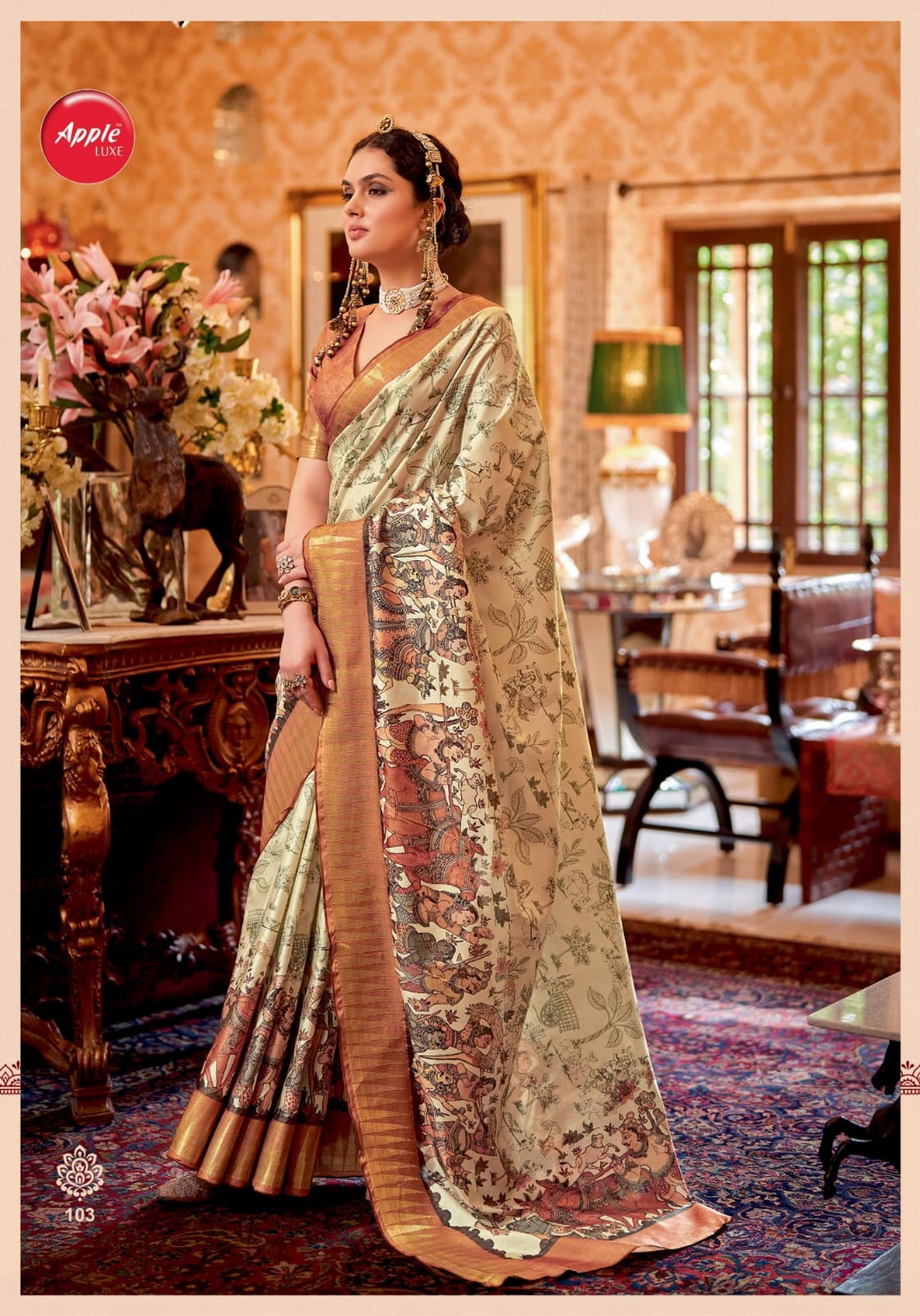 Morpankh By Apple Manipuri Temple Patta Designer Sarees Wholesale Price In Surat